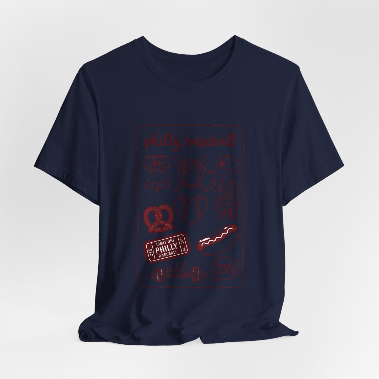 Philly Baseball Icons Tee | City Pride, Local Sportswear