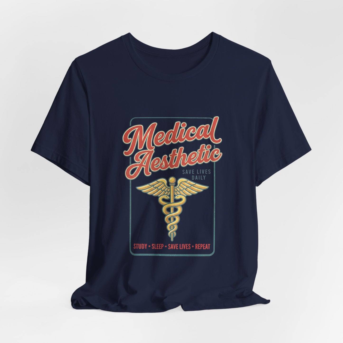 Medical Aesthetic Tee | Vintage Medical Graphic, Retro Typography