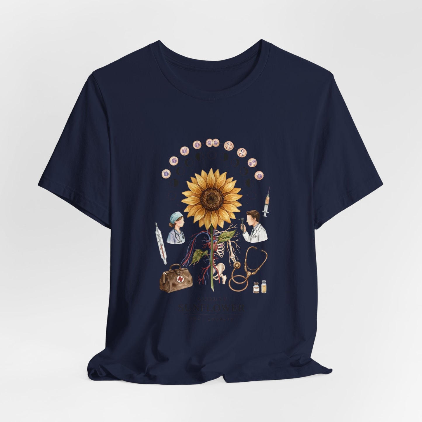 Sunflower Birth Flower Tee | Birth Month Botanical Shirt