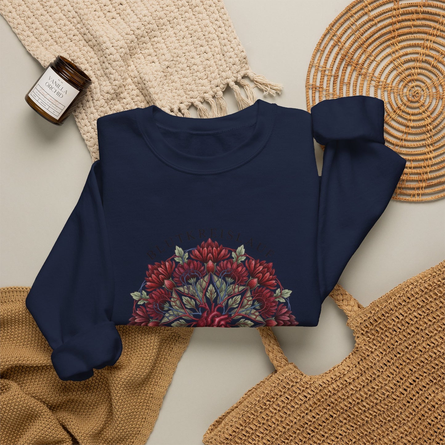 November Chrysanthemum Crewneck Sweatshirt | Birth Flower Botanical