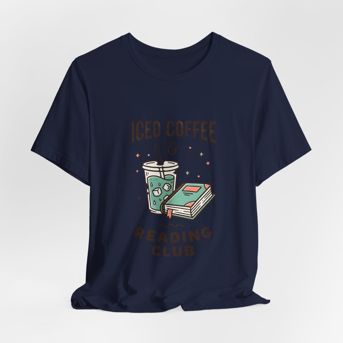 Iced Coffee & Reading Club Tee | Book Girl Summer, BookTok Aesthetic