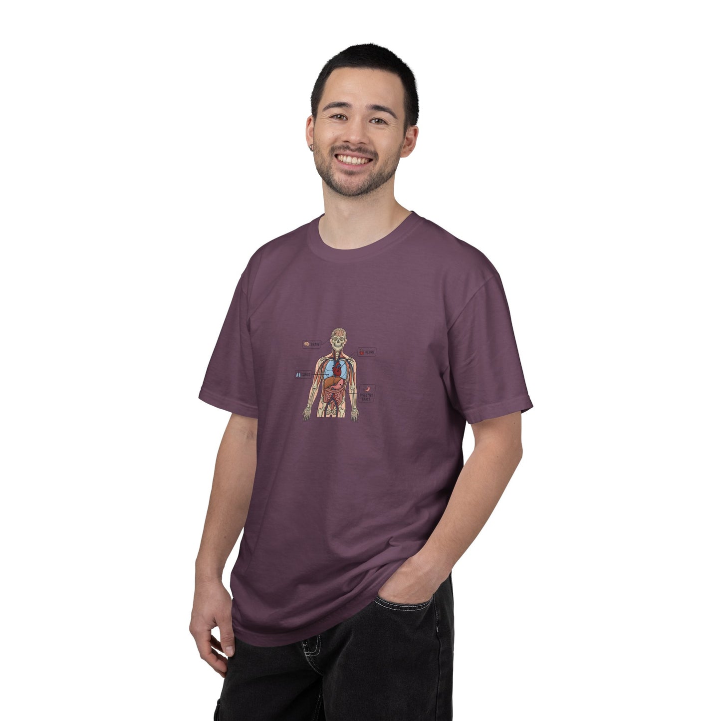 Human Anatomy Diagram T-Shirt — Medical Student Anatomy Tee