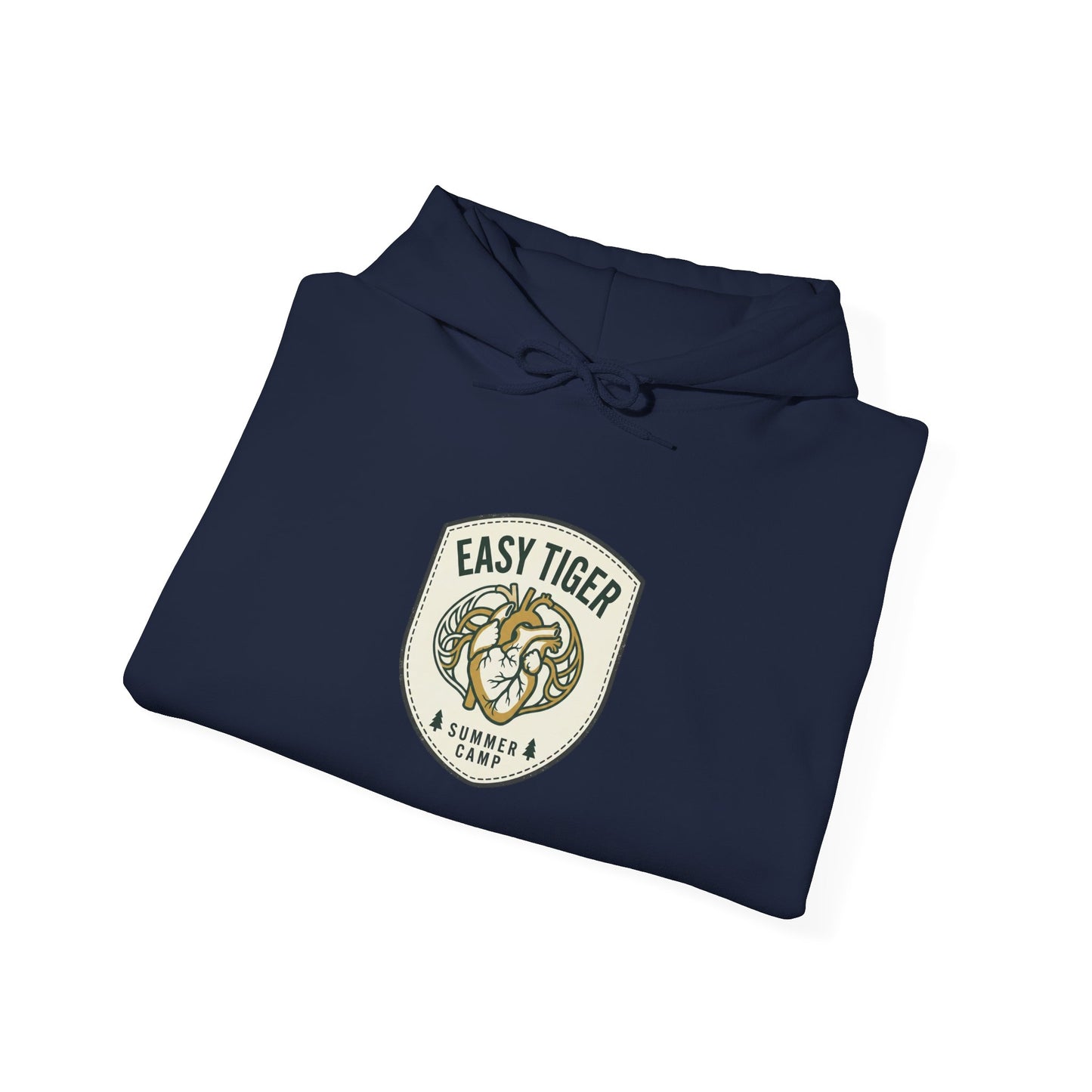 Retro Tiger Crest Hoodie | Easy Tiger, Vintage Vacation Graphic