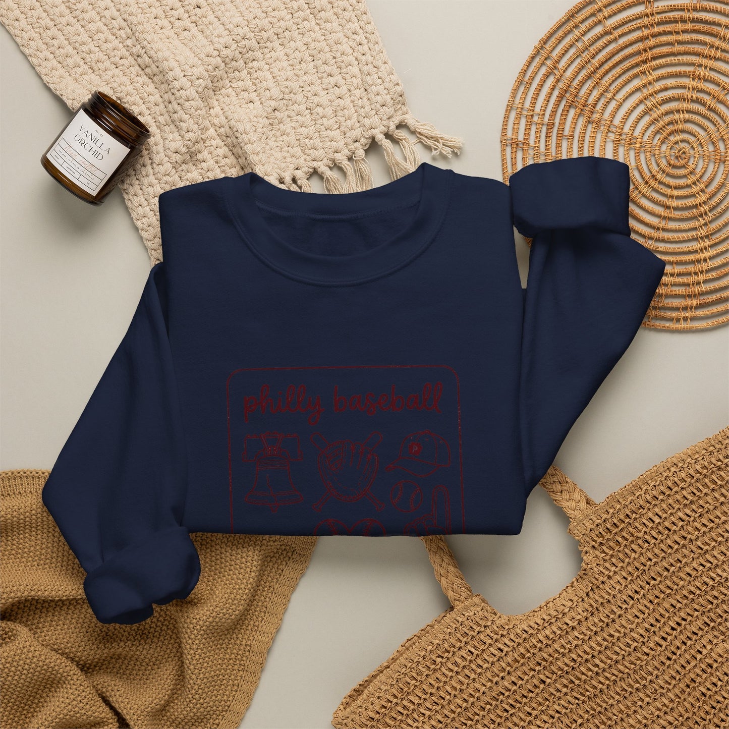 Philly Baseball Icons Crewneck Sweatshirt | City Pride, Local Sportswear