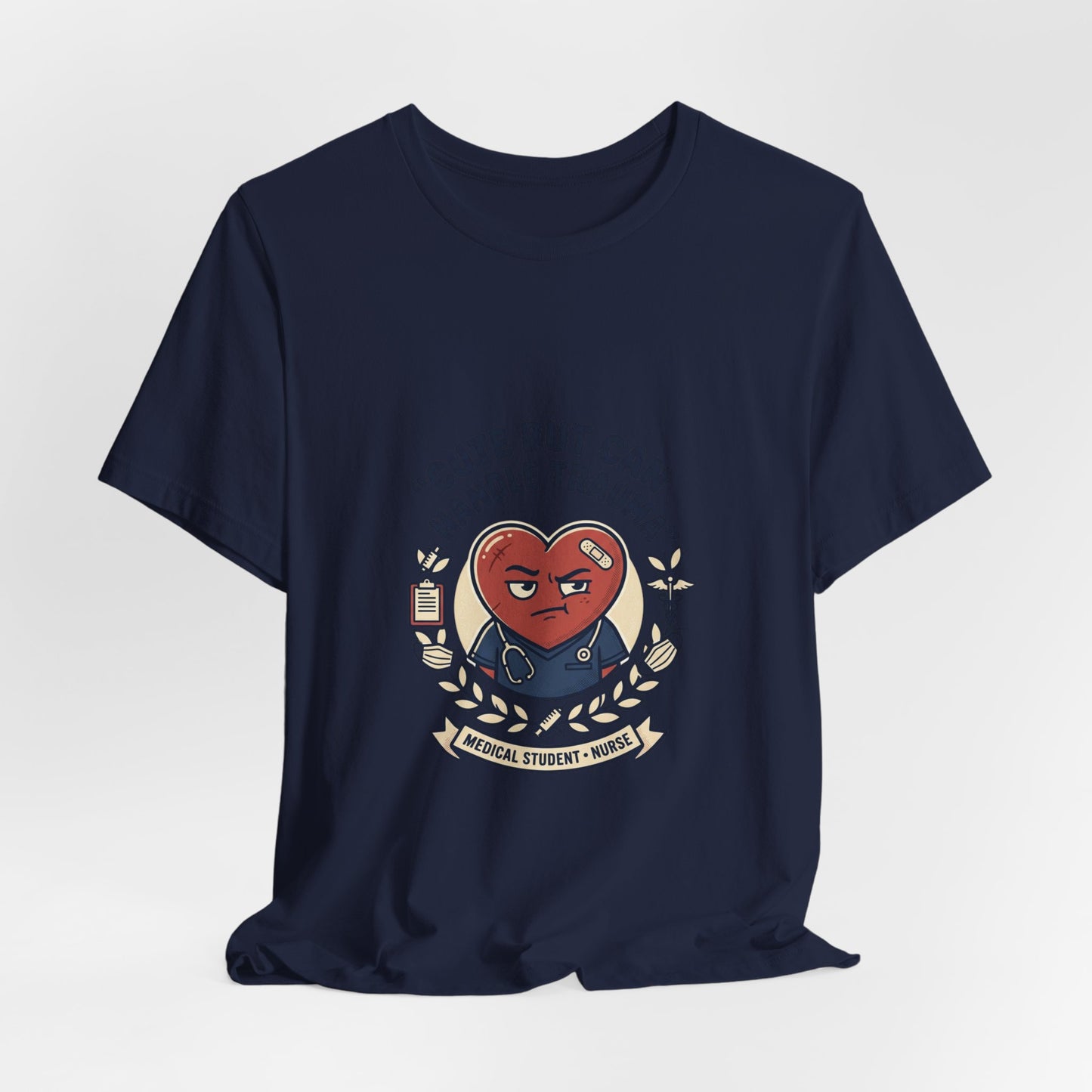 Cute But Can Handle Trauma Tee | minimal meme, deadpan black-on-white