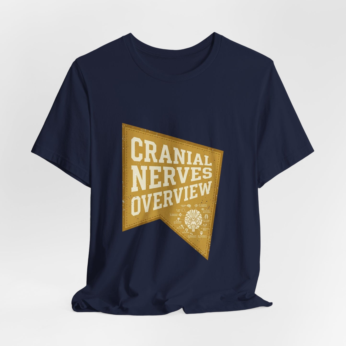 Cranial Nerves Overview T-Shirt | Retro Medical Tiger Vibe