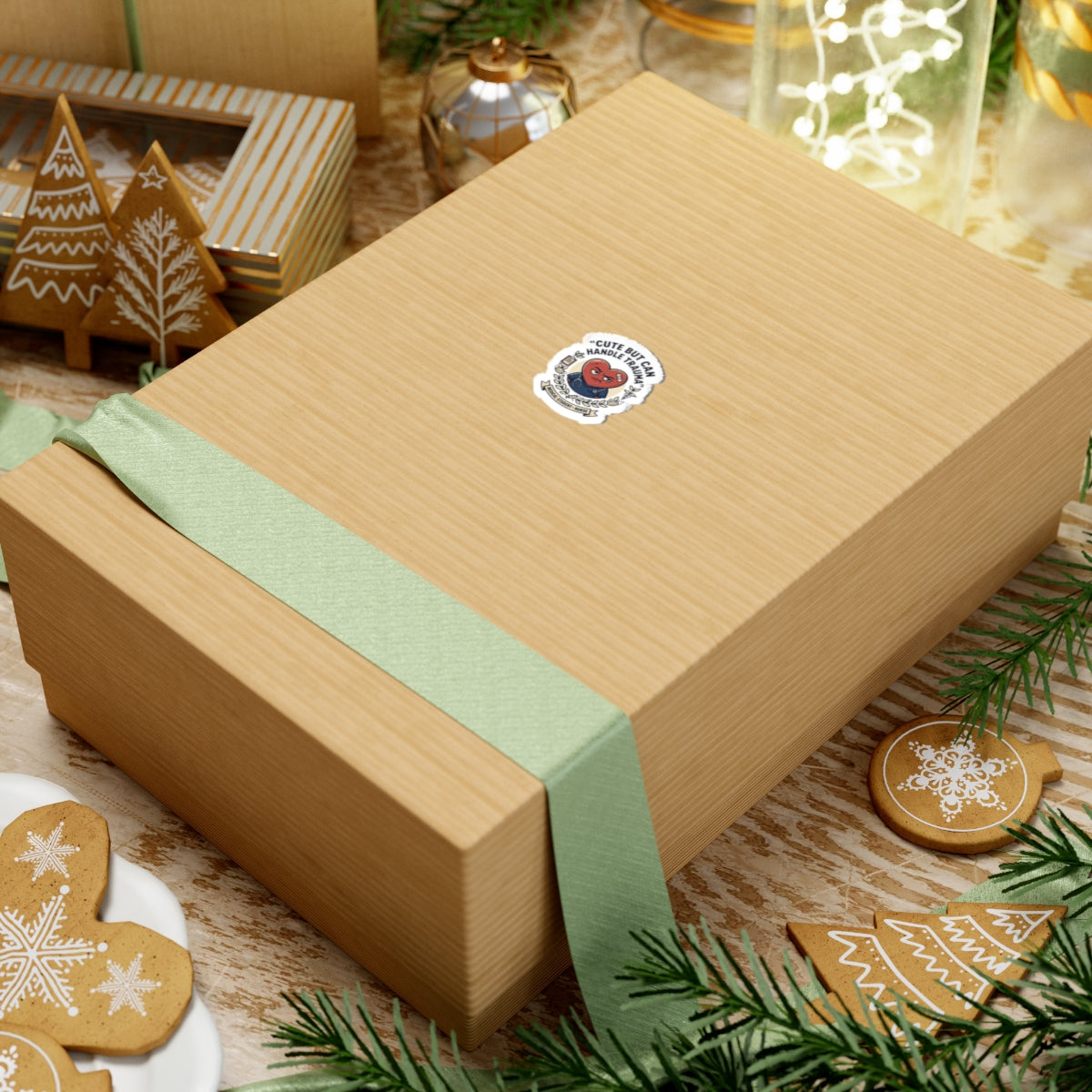Cute But Can Handle Trauma Sticker | minimal badge, heart character, nurse medical student