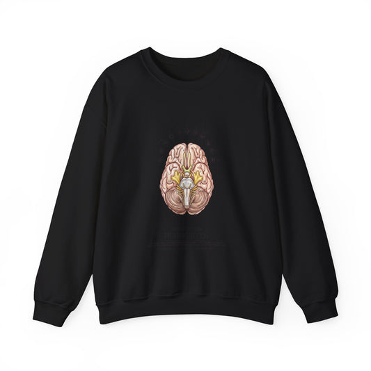 Anatomical Brain Botanical Sweatshirt | Birth Flower, Botanical Anatomy