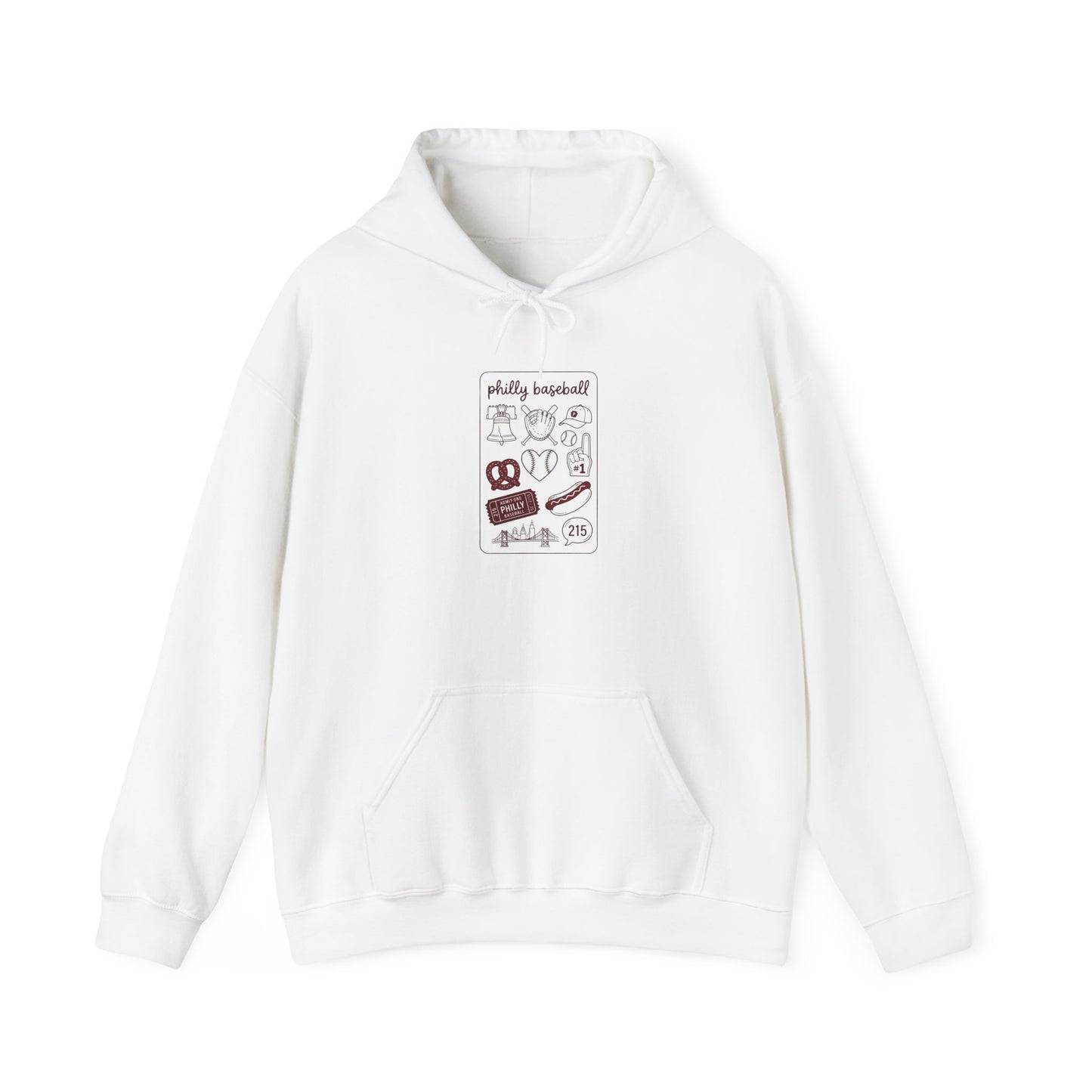 Philly Baseball Icons Hoodie | Philadelphia Pride, Local Fanwear