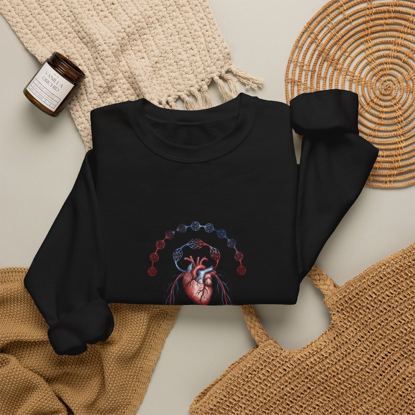 Birth Flower Anatomy Sweatshirt | Botanical Birth Month Illustration