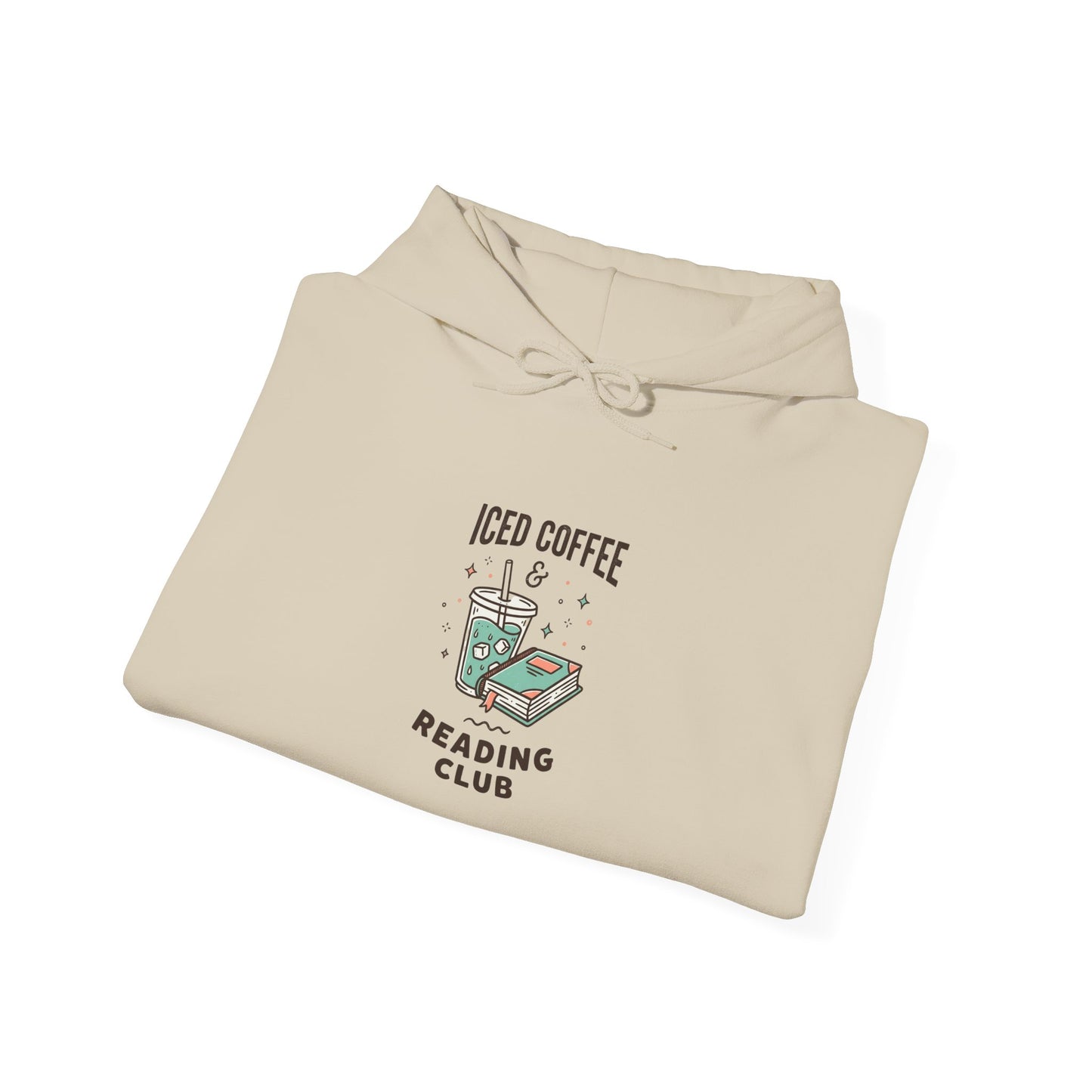Iced Coffee Reading Club Hoodie | Book Girl Summer, BookTok Aesthetic