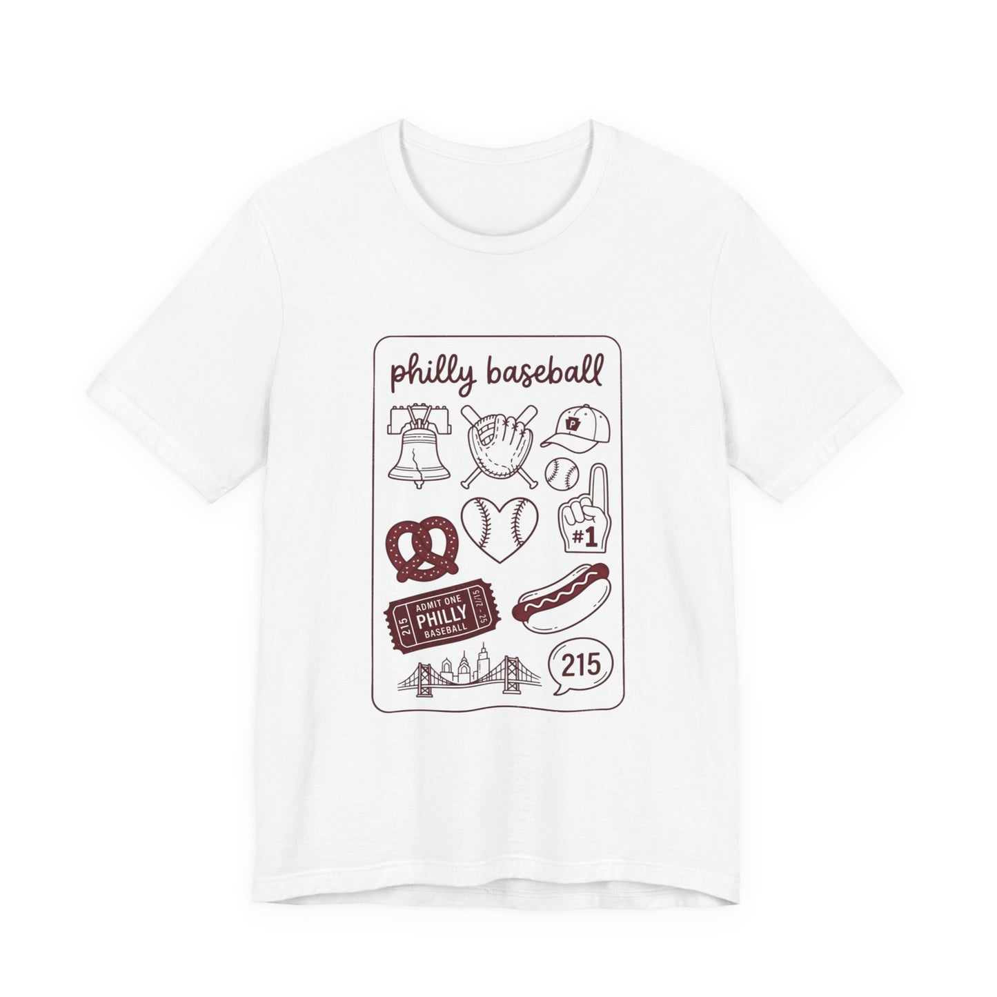 Philly Baseball Icons Tee | City Pride, Local Sportswear