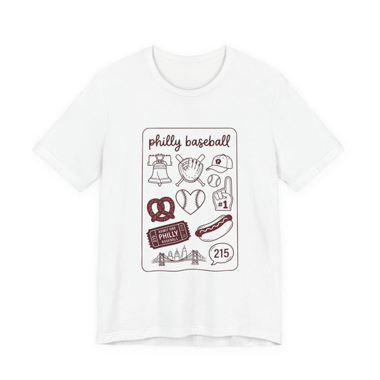 Philly Baseball Icons Tee | City Pride, Local Sportswear