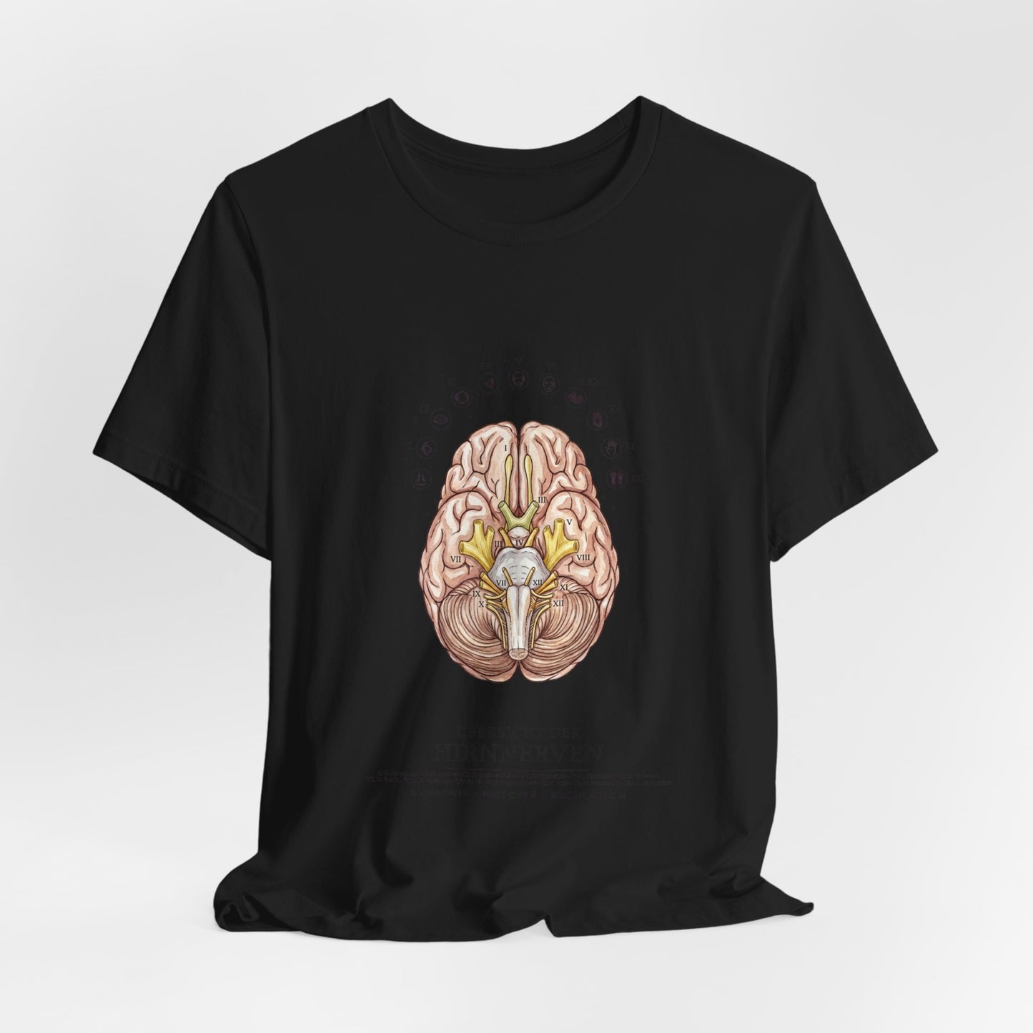 Anatomical Brain Floral Illustration Tee | Birth Flower, Botanical Anatomy