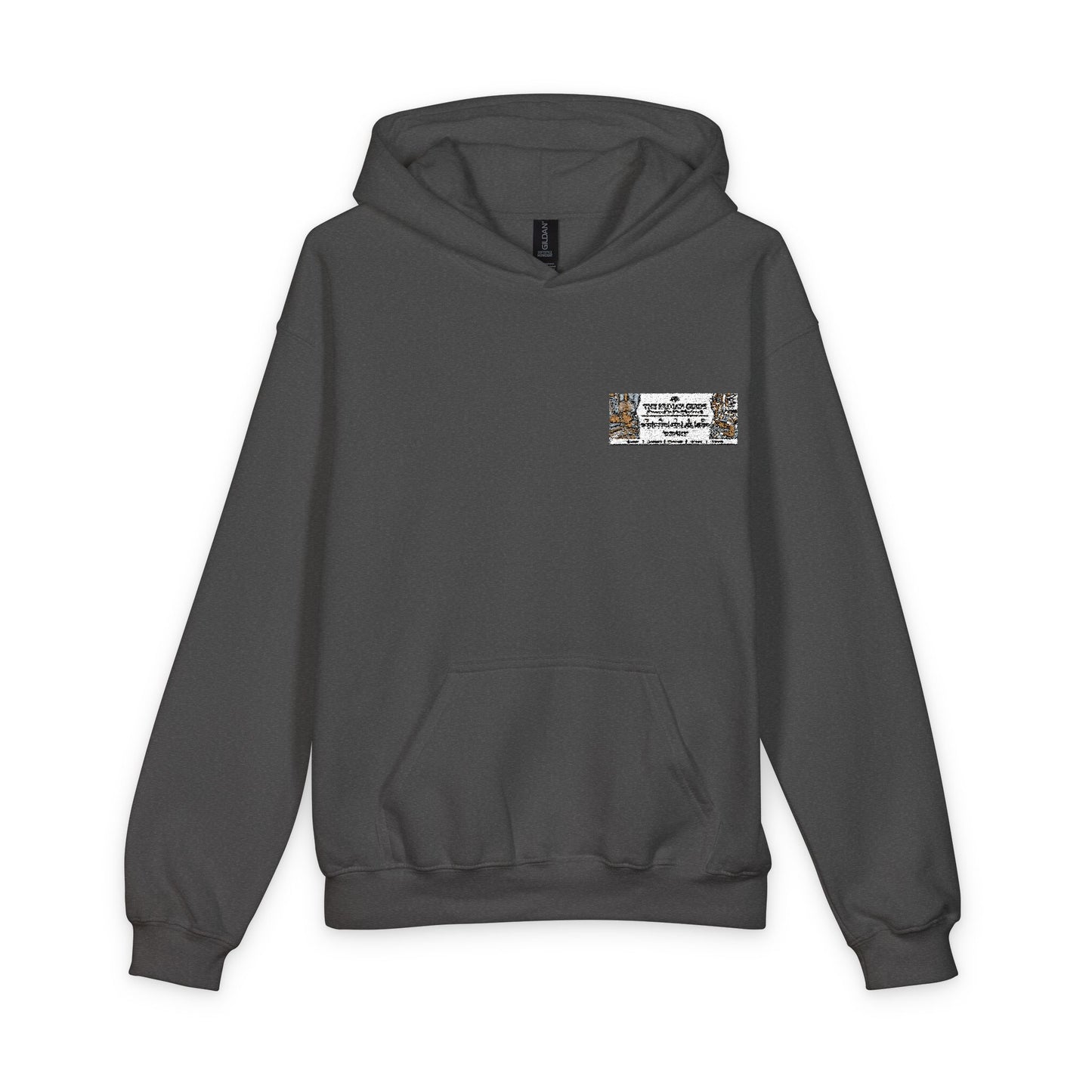 Youth Hoodie — Cute Paw Print "Best Cat Dad Ever" Pocket Design