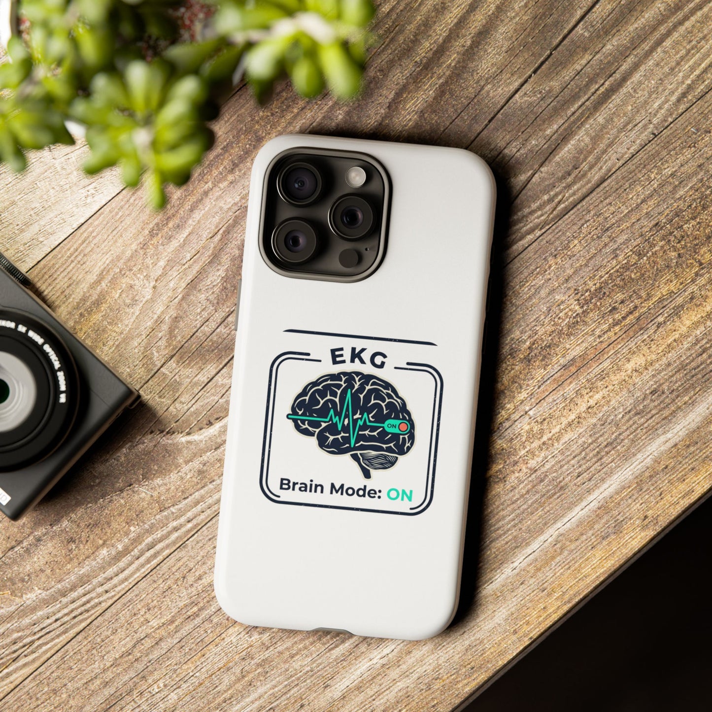 Tough Cases — 'EKG Brain Mode: ON' Phone Case