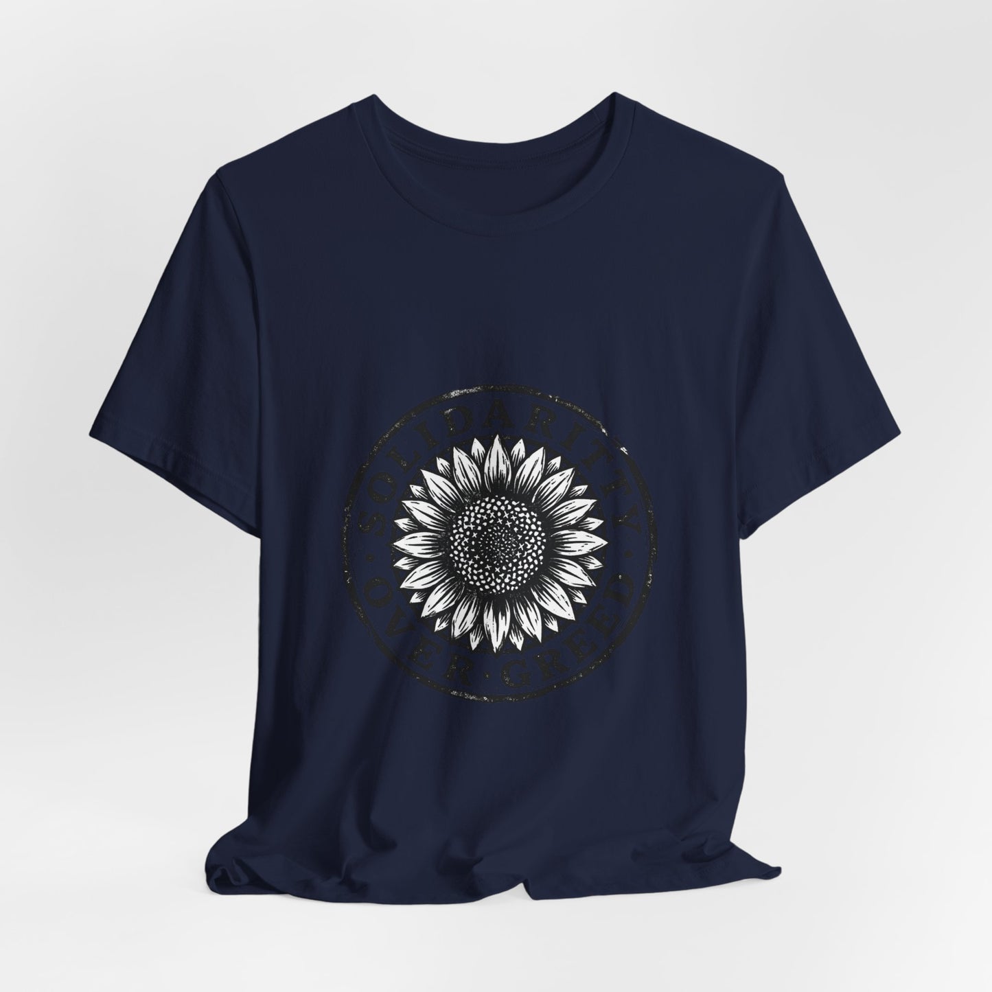 Solidarity Over Greed Tee | People Over Profit, Values-Led Apparel