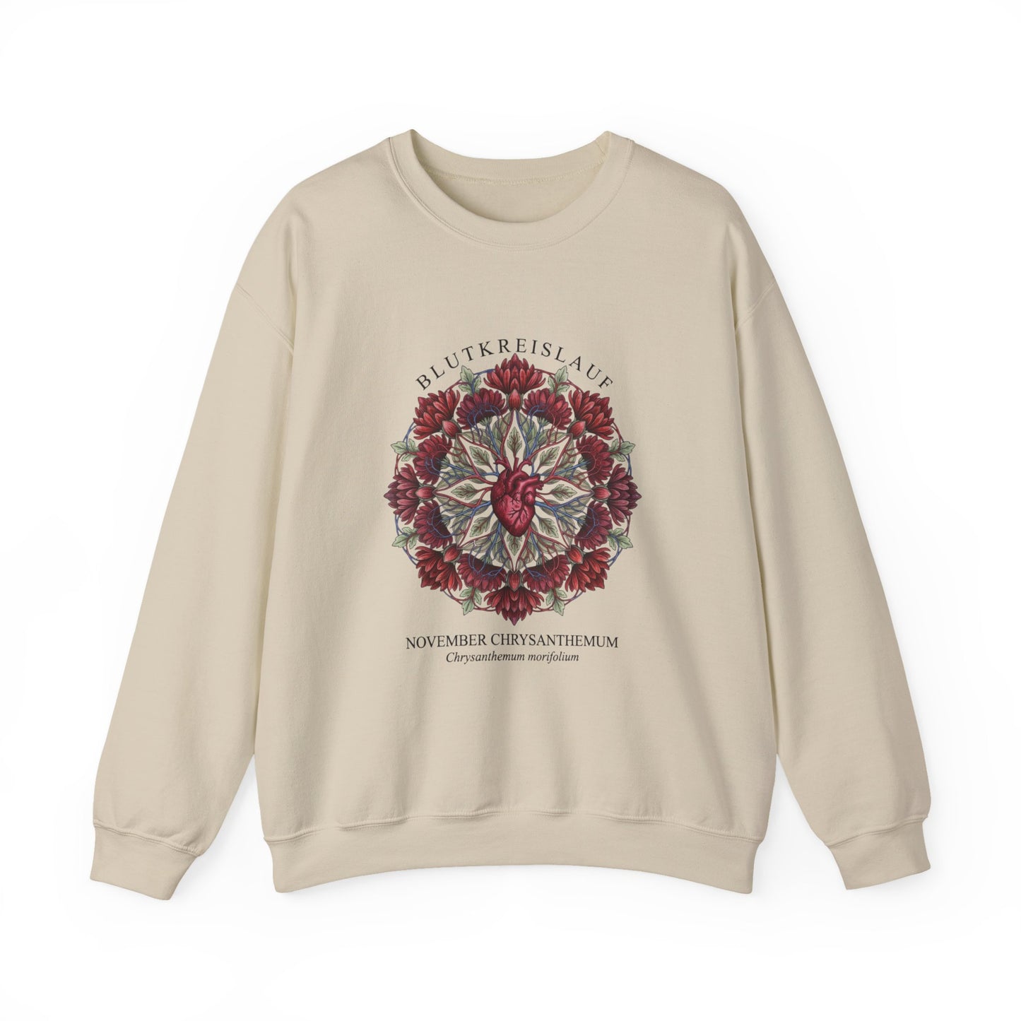 November Chrysanthemum Crewneck Sweatshirt | Birth Flower Botanical