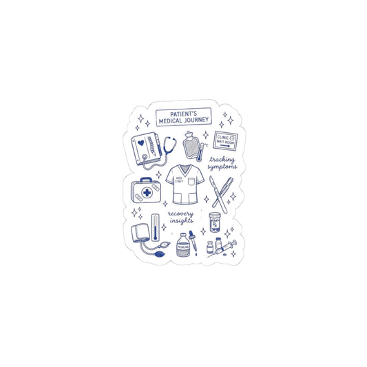 Hockey Romance Sticker, Kiss-Cut Skate & Hearts Bookish Hockey Sticker | Cute Fan-Girl Aesthetic
