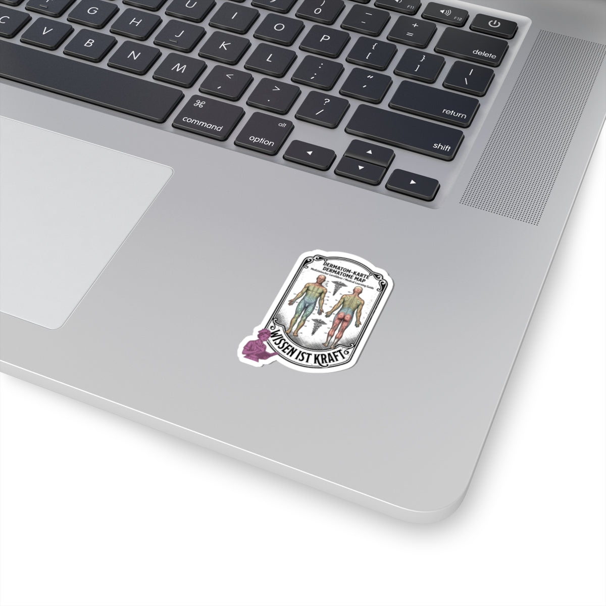 Dermatome Map Sticker | People Over Profit, Values-Led Statement