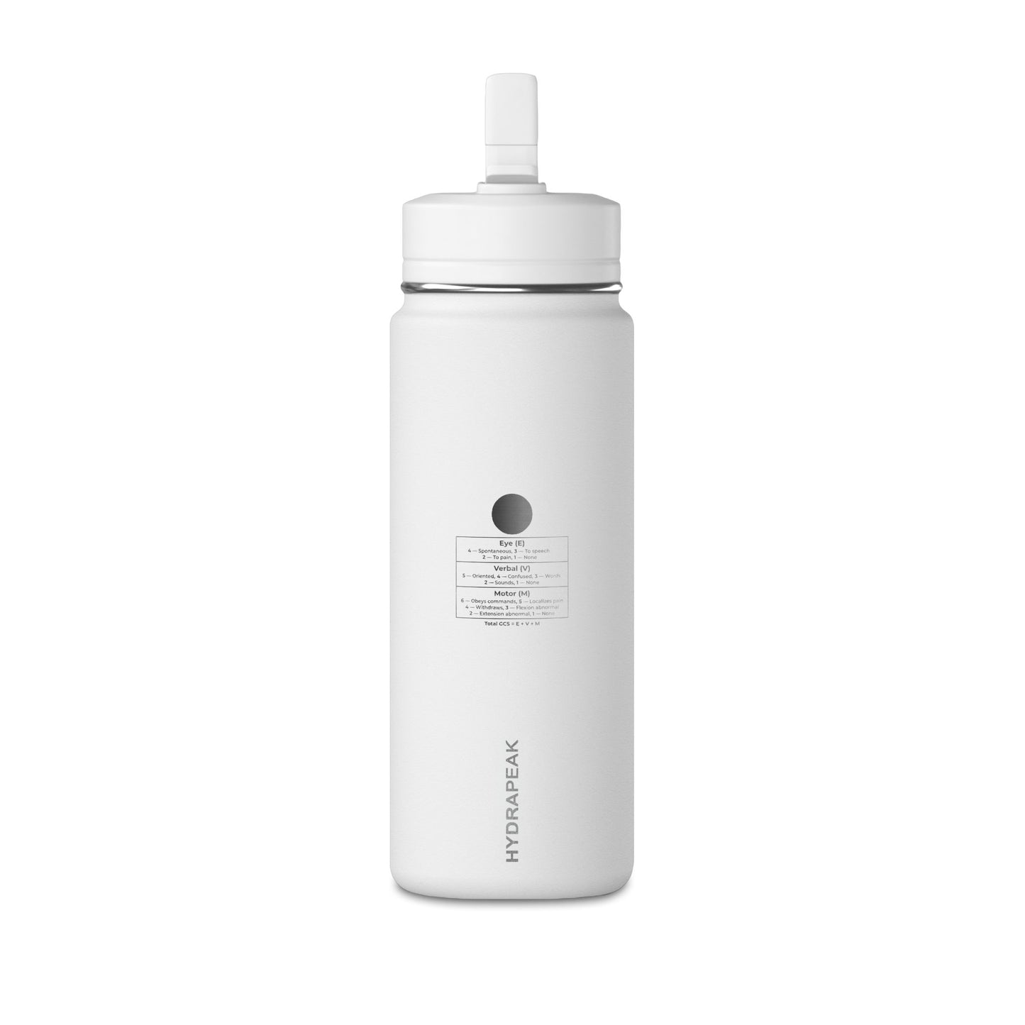 20oz Mini Water Bottle - Compact Insulated Sports Bottle with Straw Cap