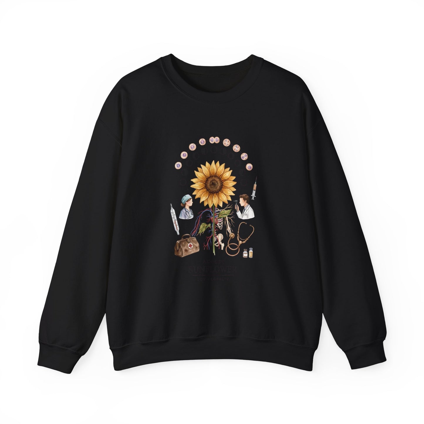 Sunflower Birth Flower Crewneck | Botanical Birth Month Sweatshirt