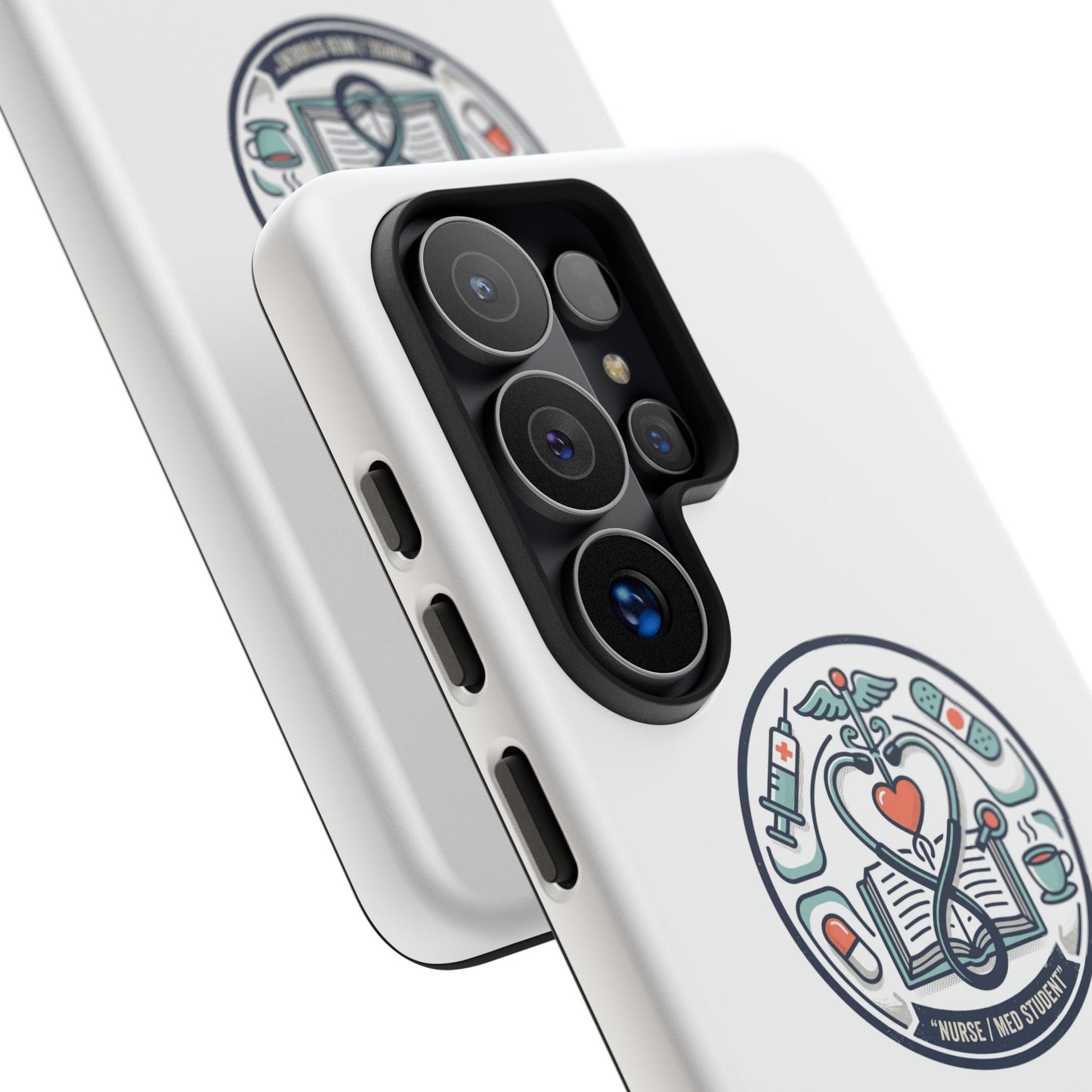 Nurse Aesthetic Tough Case — Medical Student Phone Case
