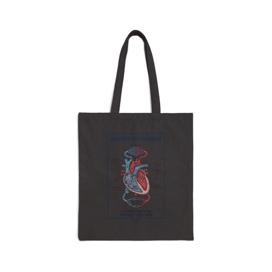 Anatomical Heart Diagram Tote | 250th 4th of July Patriotic Vintage