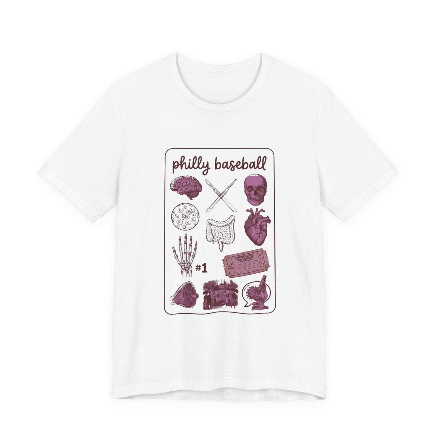 Philly Baseball Icons Tee | Philadelphia Pride, Local Sportswear