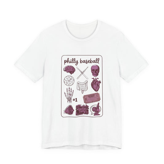 Philly Baseball Icons Tee | Philadelphia Pride, Local Sportswear