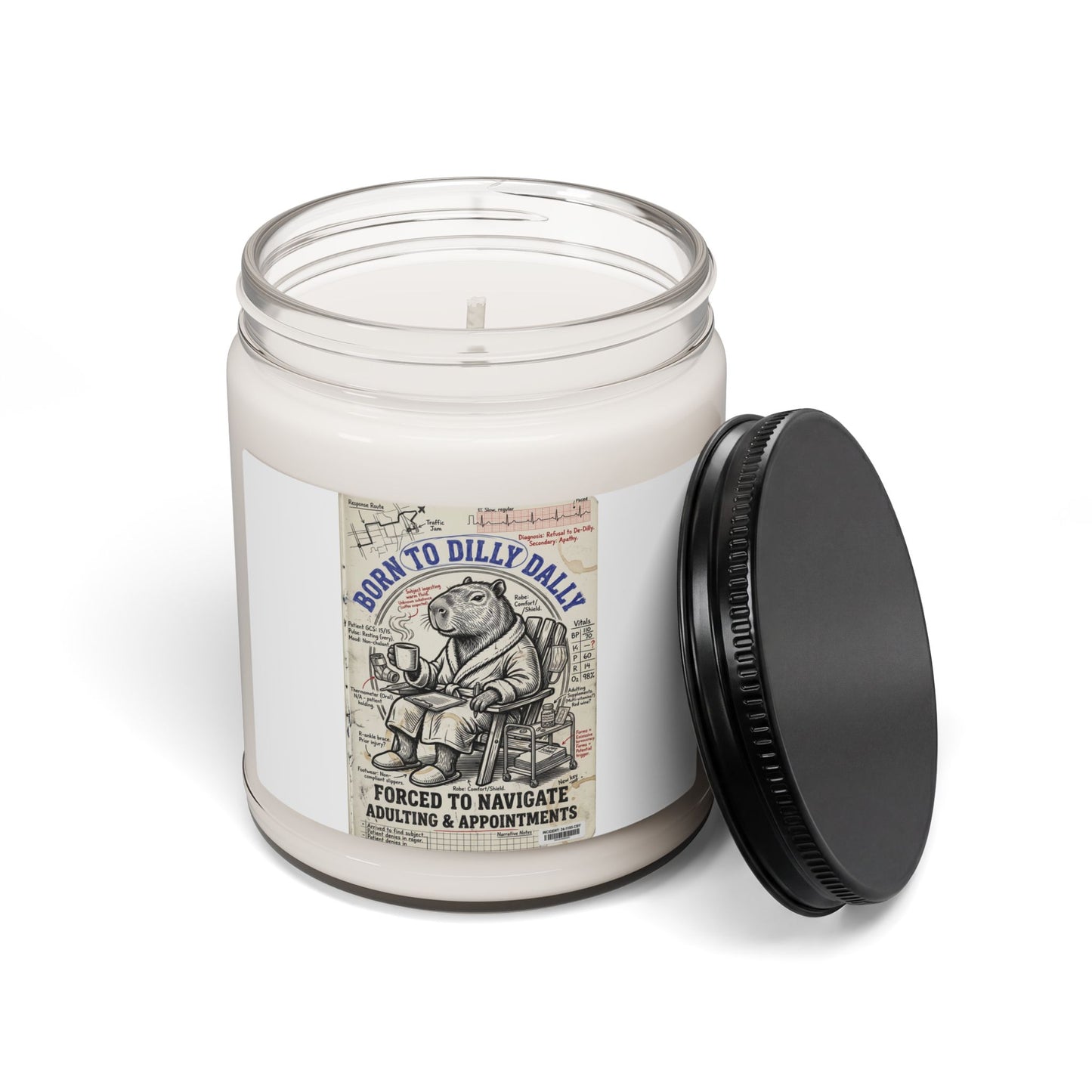 Born to Dilly Dally Candle | Scented Soy Candle, Retro Dilly Dally Slogan