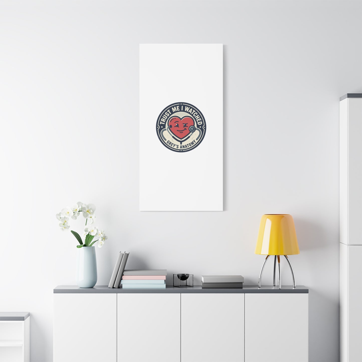 'Trust Me I Watched Grey’s Anatomy' Matte Canvas Wall Art