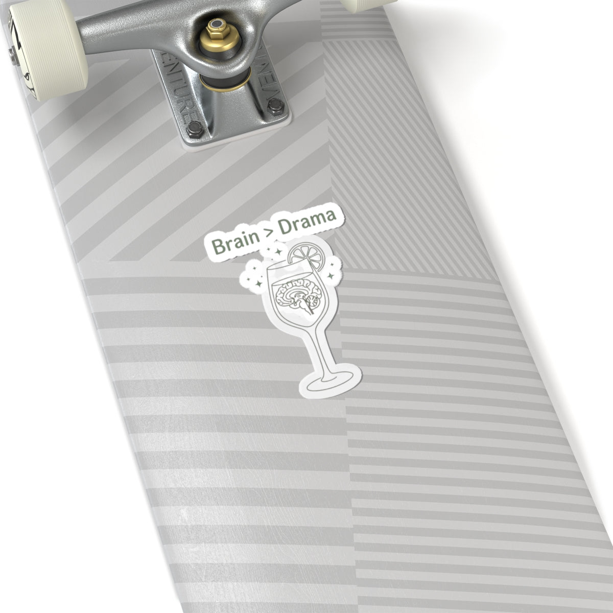 Brain > Drama Sticker, Bride & Wife Era Slogan Kiss-Cut Sticker