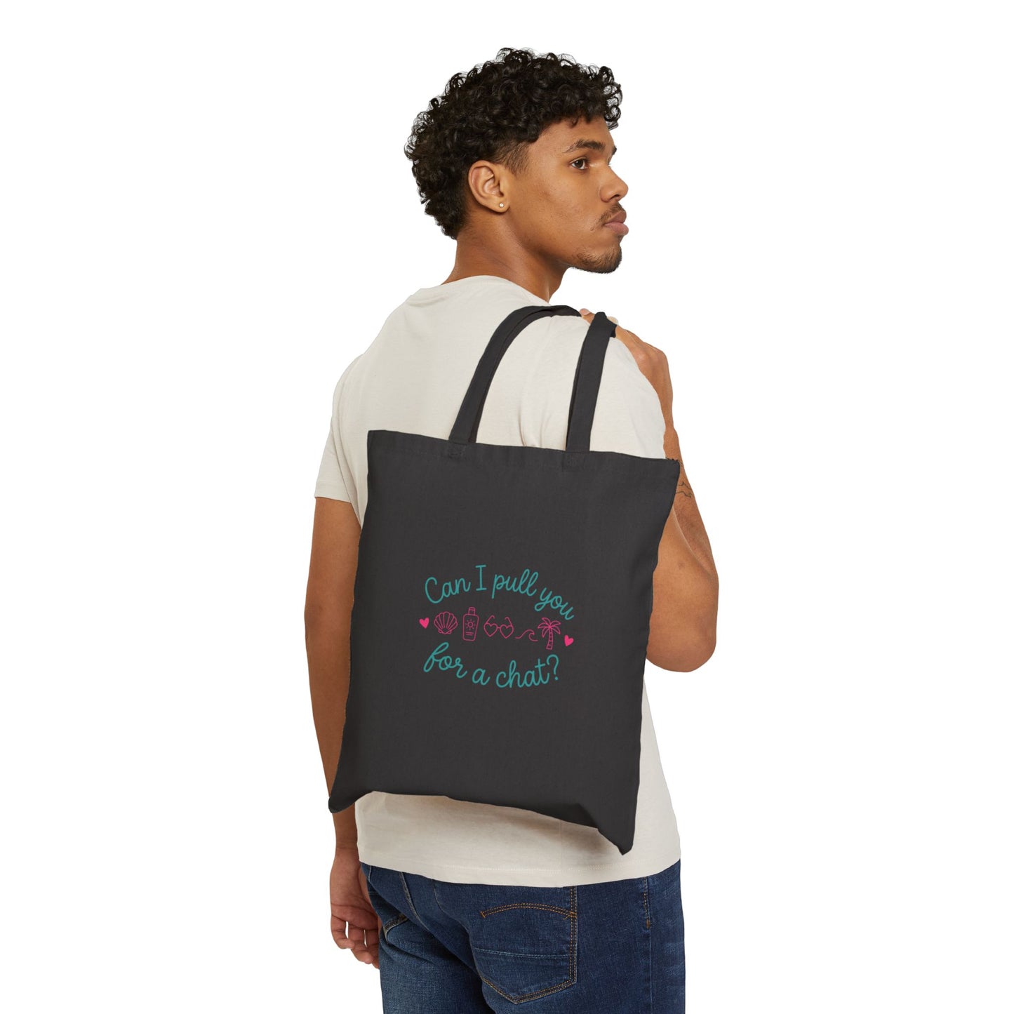 Can I Pull You for a Chat? Tote | Reality Dating-Show Phrase, Flirty Meme