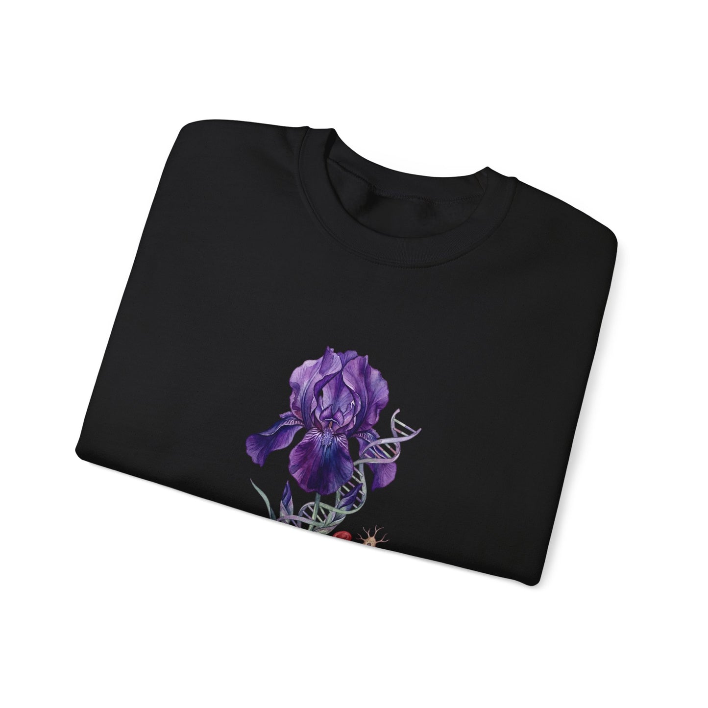 Iris Birth Flower Sweatshirt | Birth Month Botanical, Floral Meaning