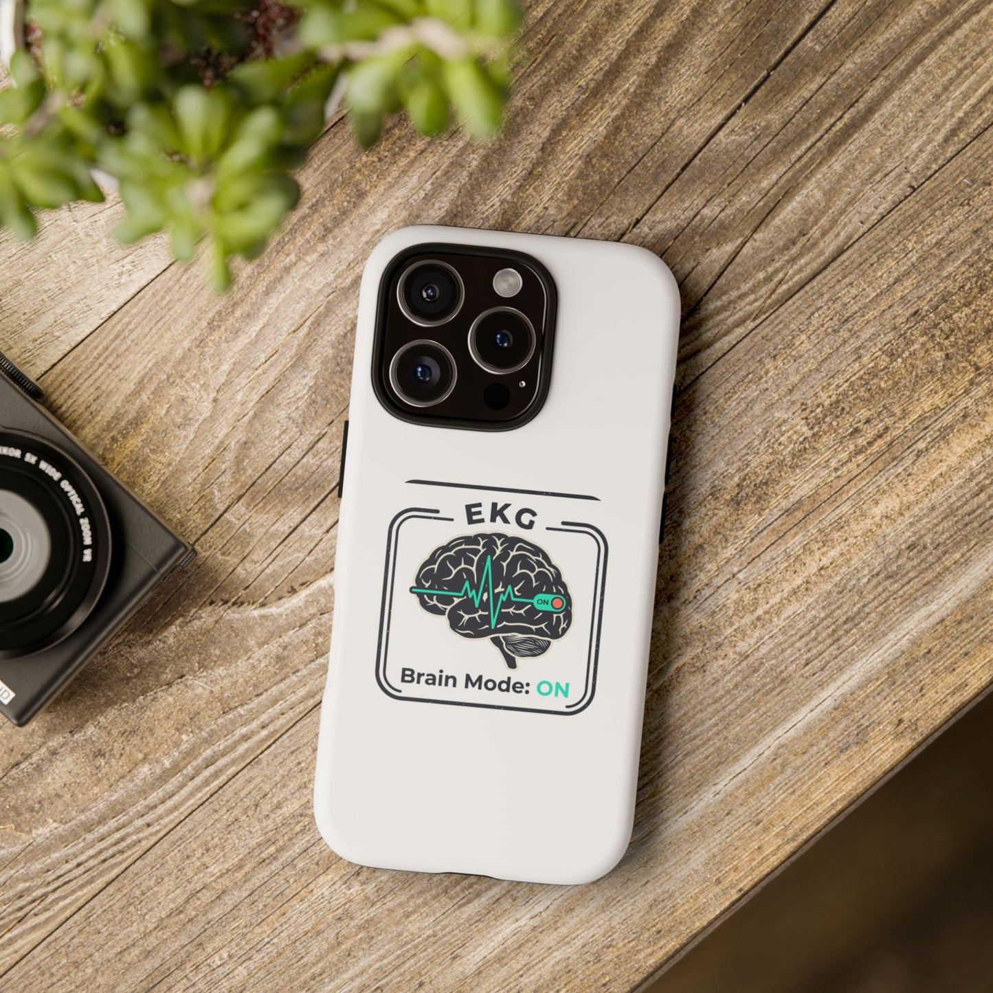 Tough Cases — 'EKG Brain Mode: ON' Phone Case