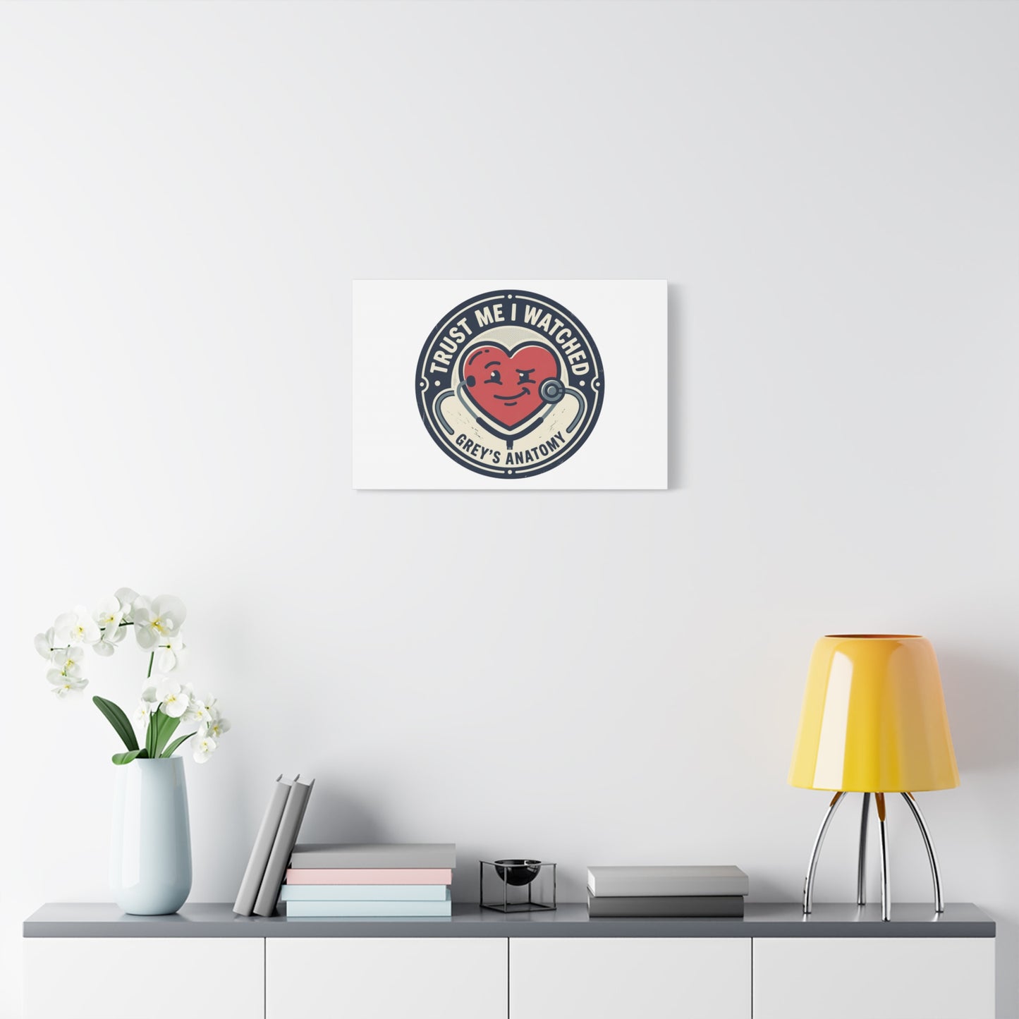 'Trust Me I Watched Grey’s Anatomy' Matte Canvas Wall Art