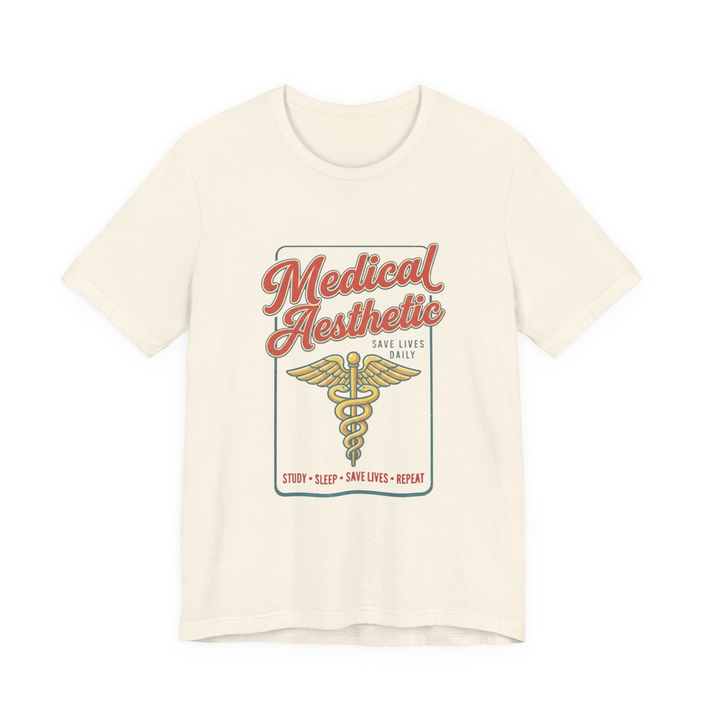 Medical Aesthetic Tee | Vintage Medical Graphic, Retro Typography