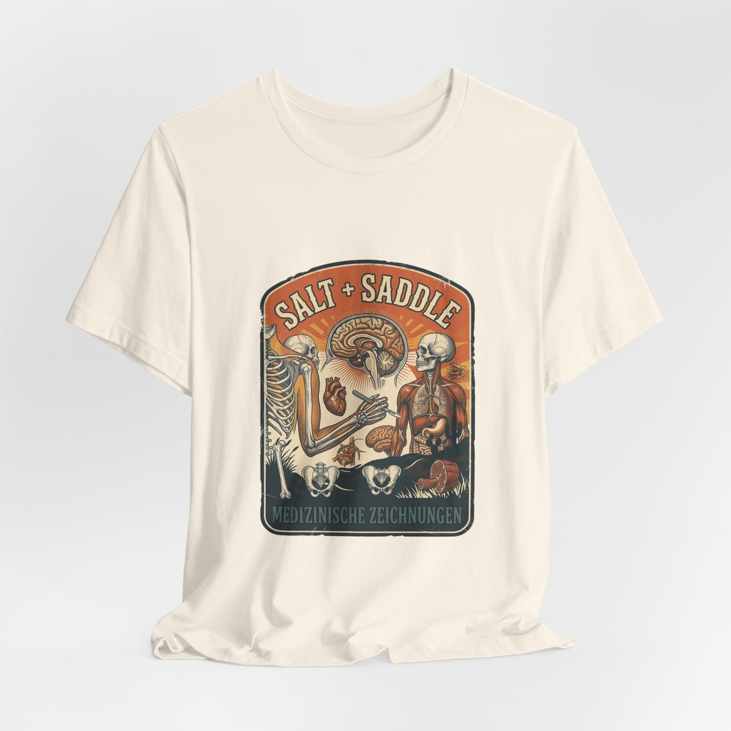Salt & Saddle Skull Western Tee | Country Aesthetic, Coastal Cowgirl