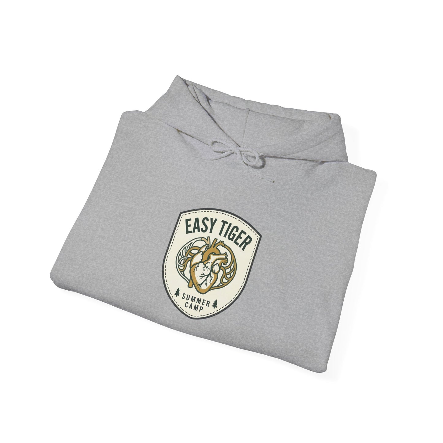 Retro Tiger Crest Hoodie | Easy Tiger, Vintage Vacation Graphic