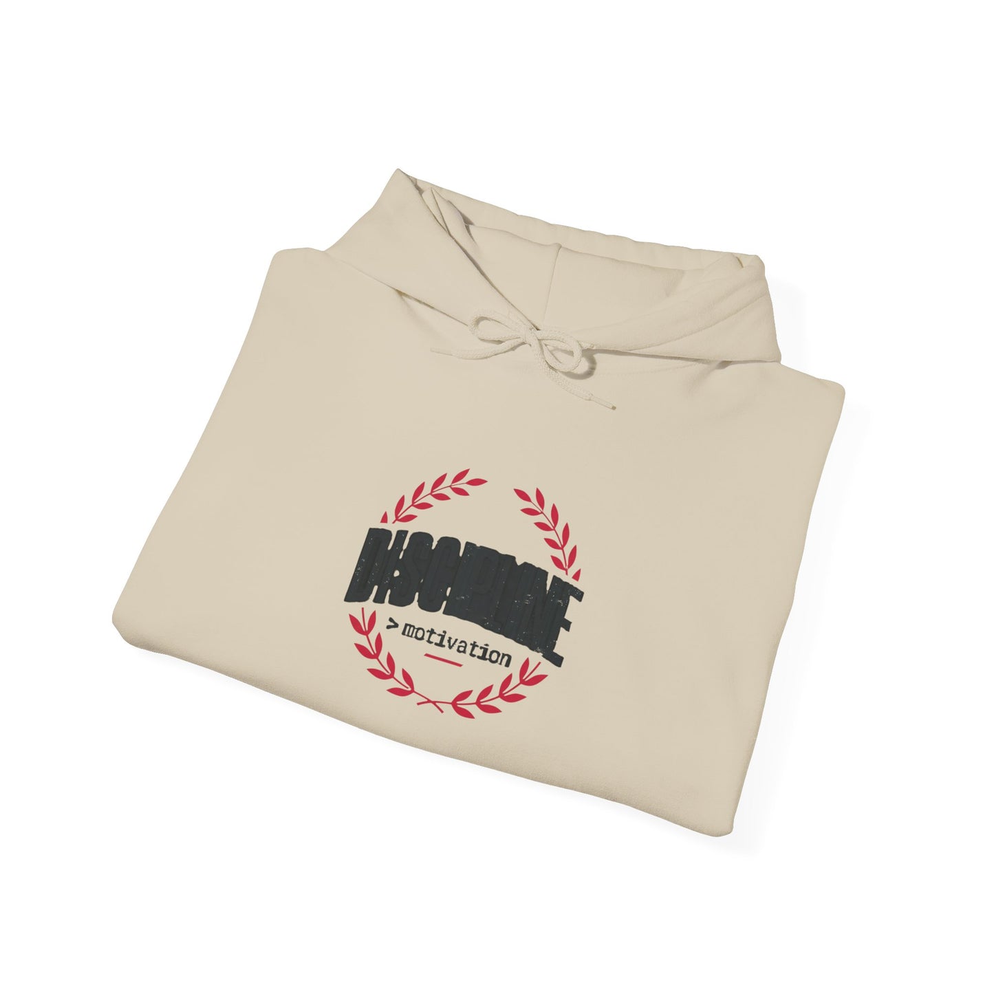 Discipline > Motivation Hoodie — Inspirational Athletic Sweatshirt