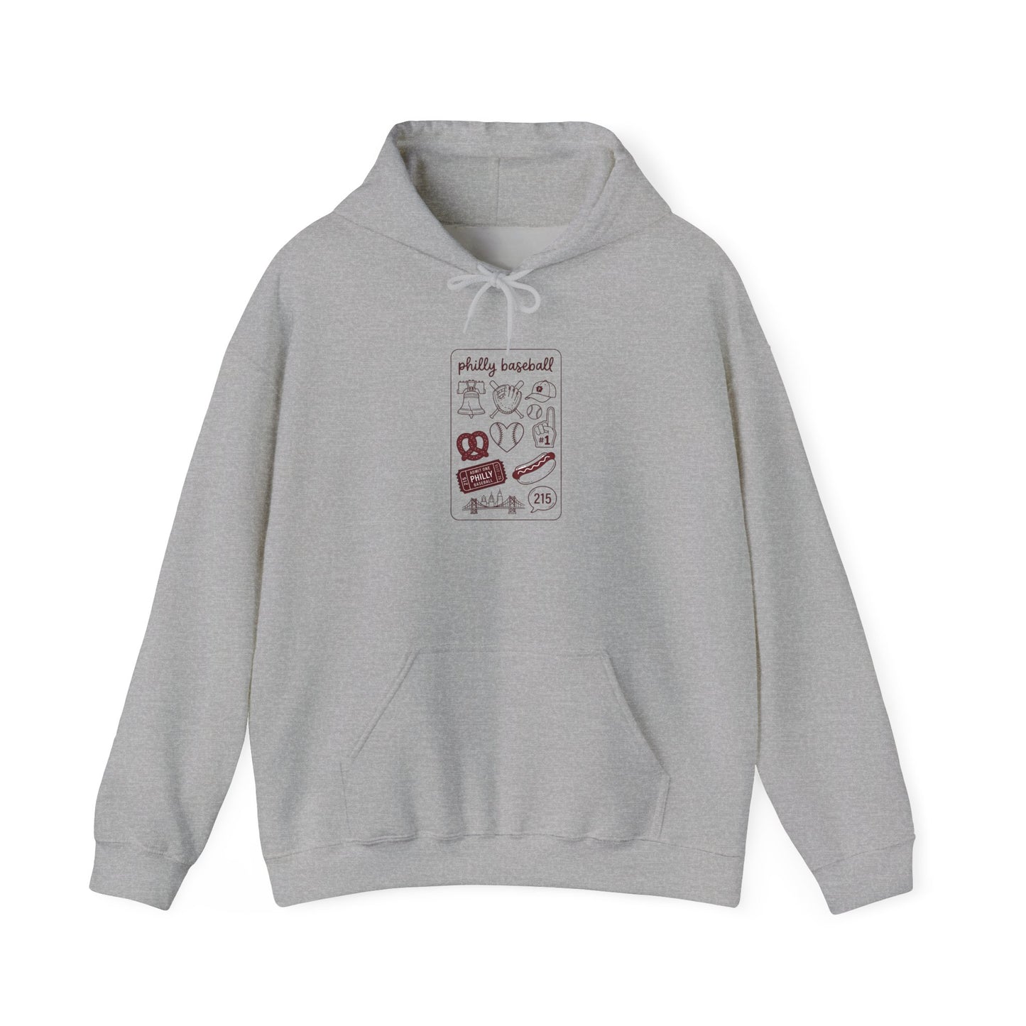 Philly Baseball Icons Hoodie | Philadelphia Pride, Local Fanwear