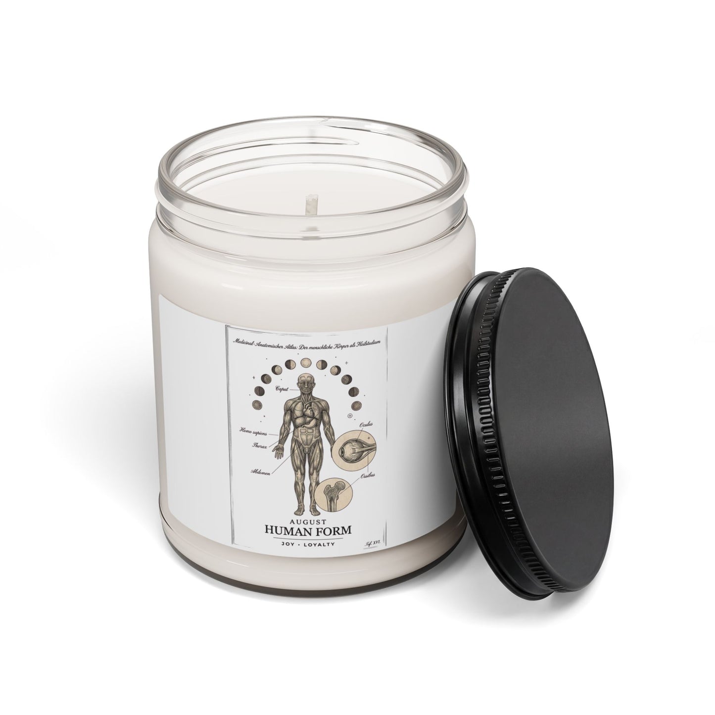 Birth Flower Soy Candle, Personalized Botanical Birth Month Candle