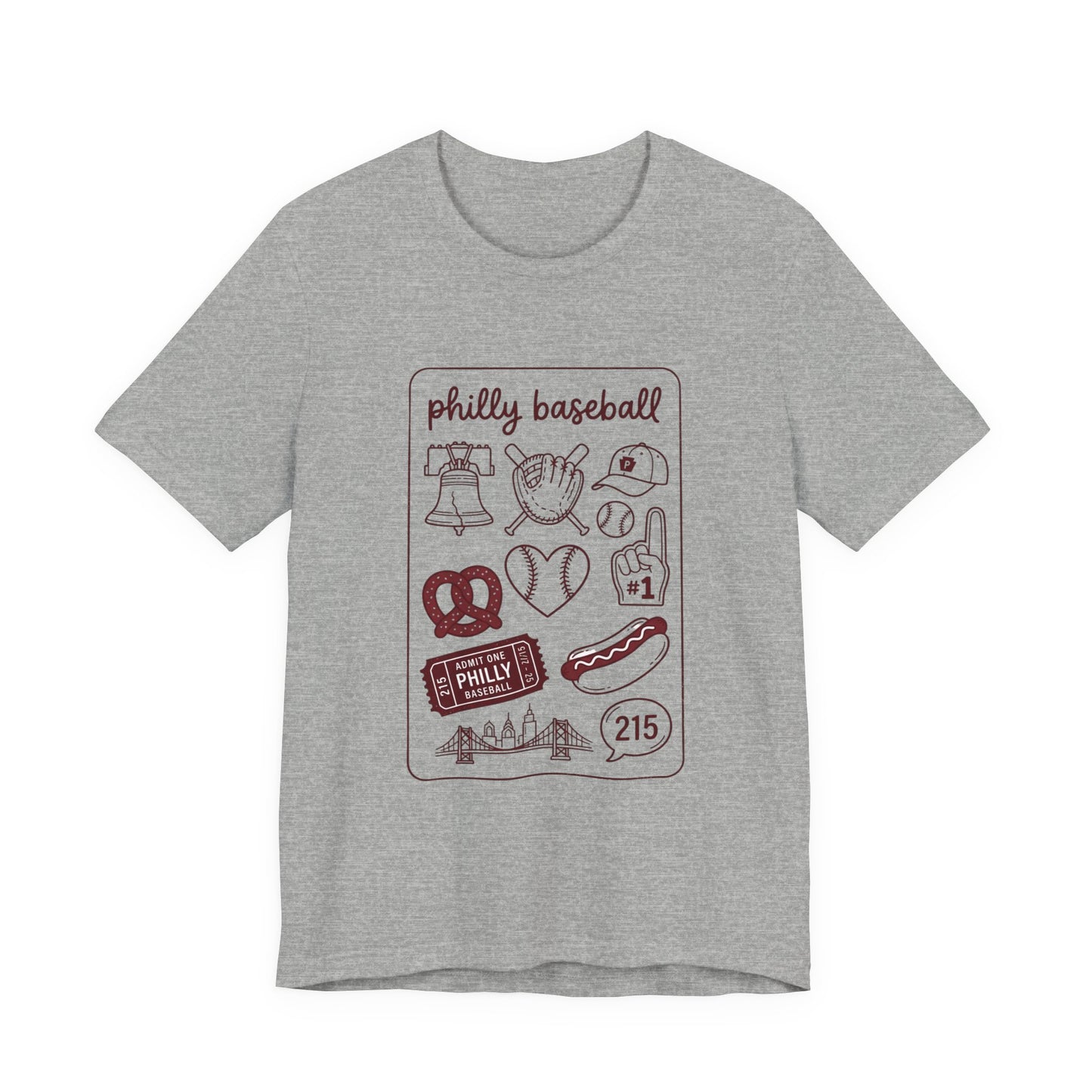 Philly Baseball Icons Tee | City Pride, Local Sportswear