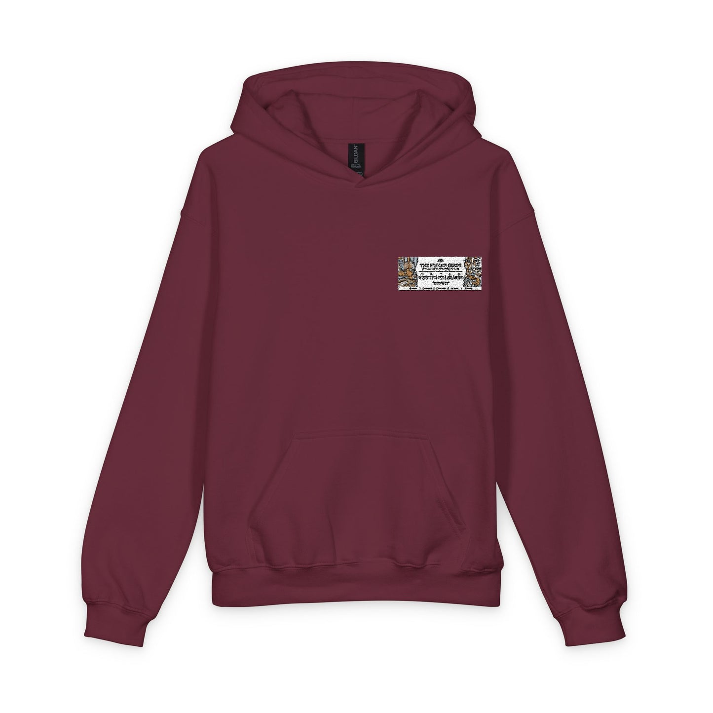 Youth Hoodie — Cute Paw Print "Best Cat Dad Ever" Pocket Design