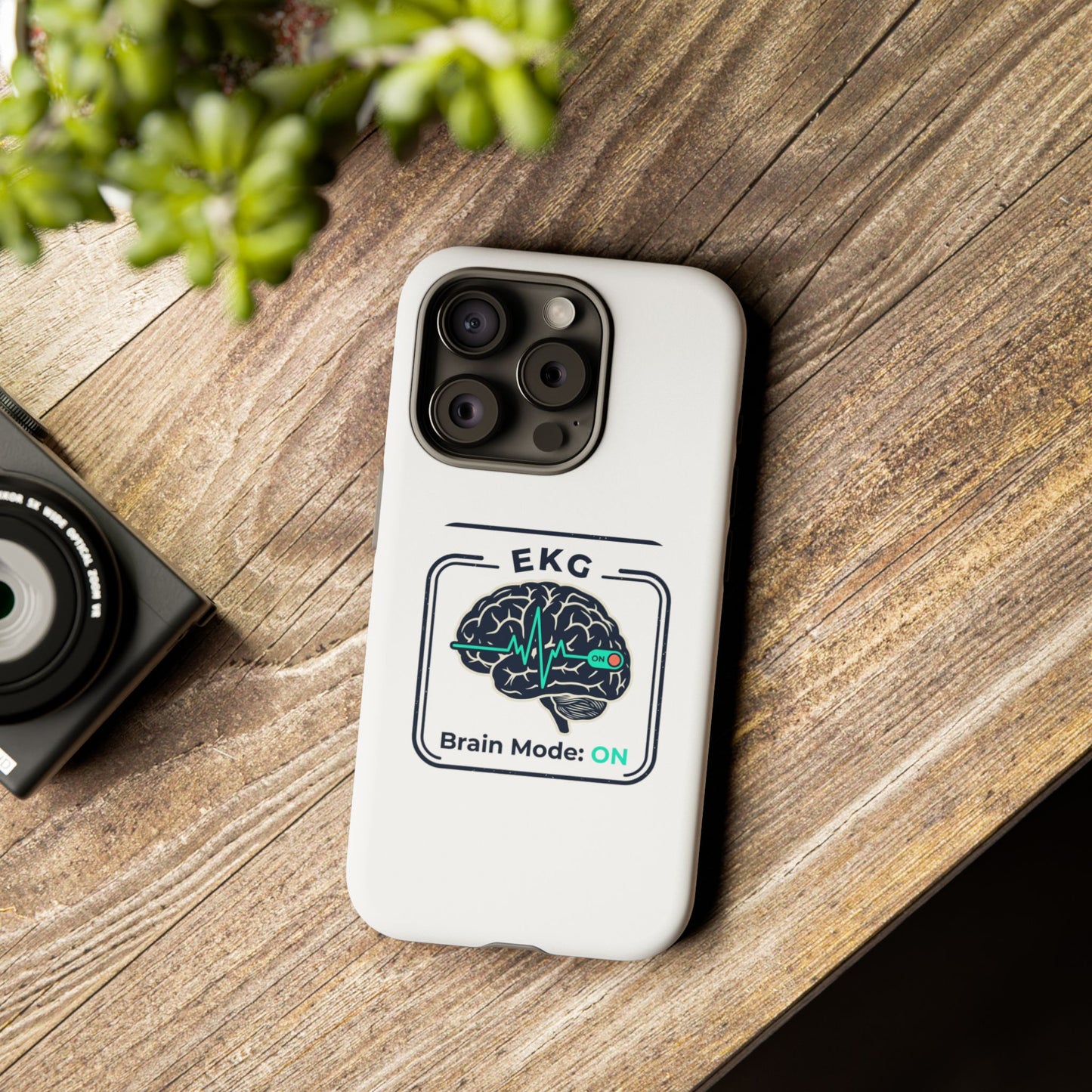 Tough Cases — 'EKG Brain Mode: ON' Phone Case