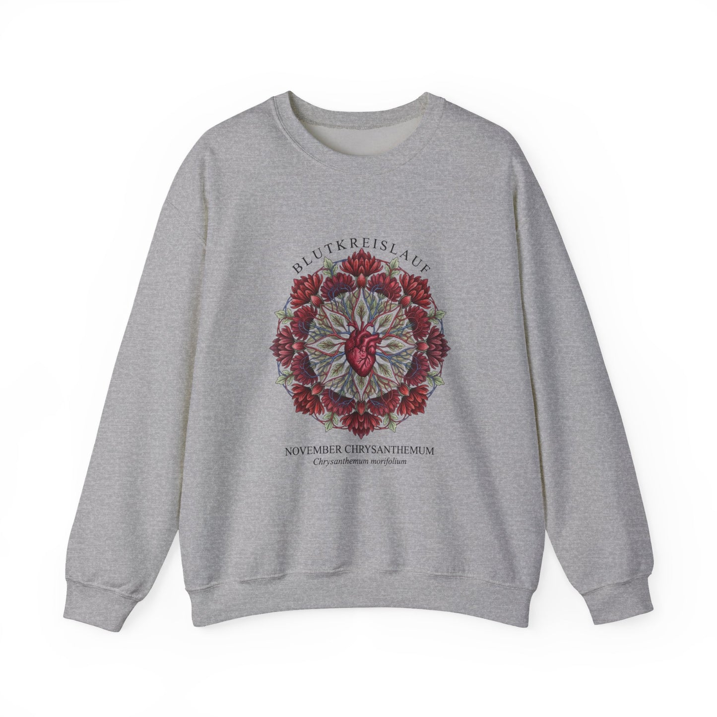 November Chrysanthemum Crewneck Sweatshirt | Birth Flower Botanical