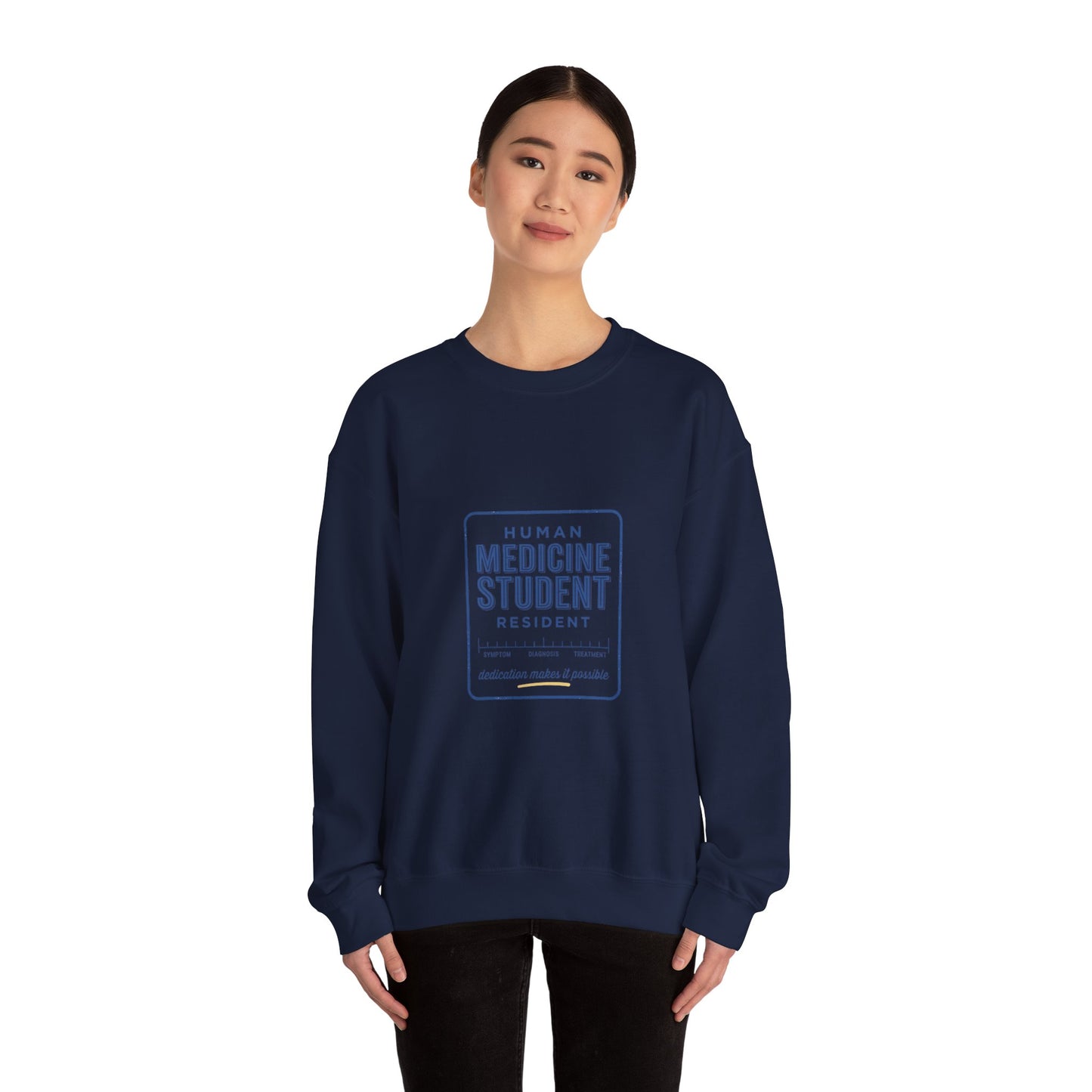 Medicine Student Sweatshirt | Vintage Badge Medical Student Crewneck