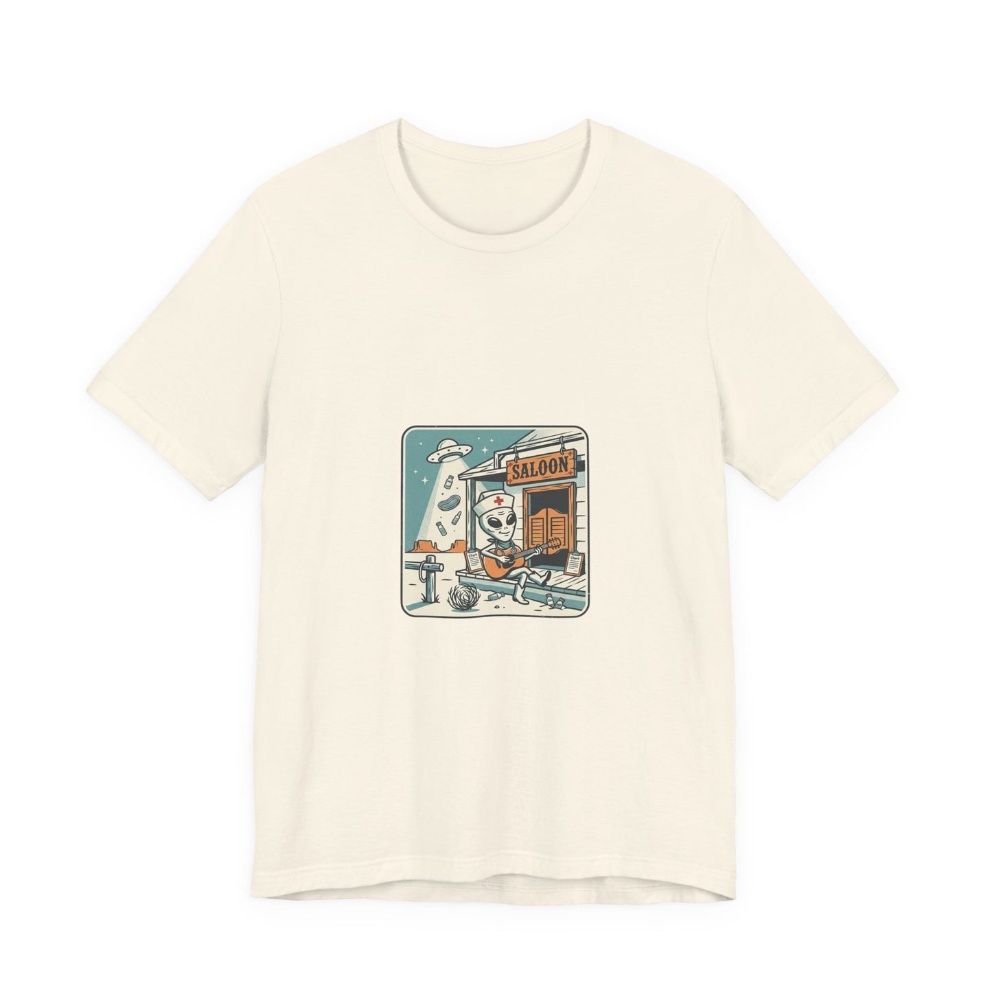 Howdy Alien Cowboy Tee | Retro UFO Desert Graphic