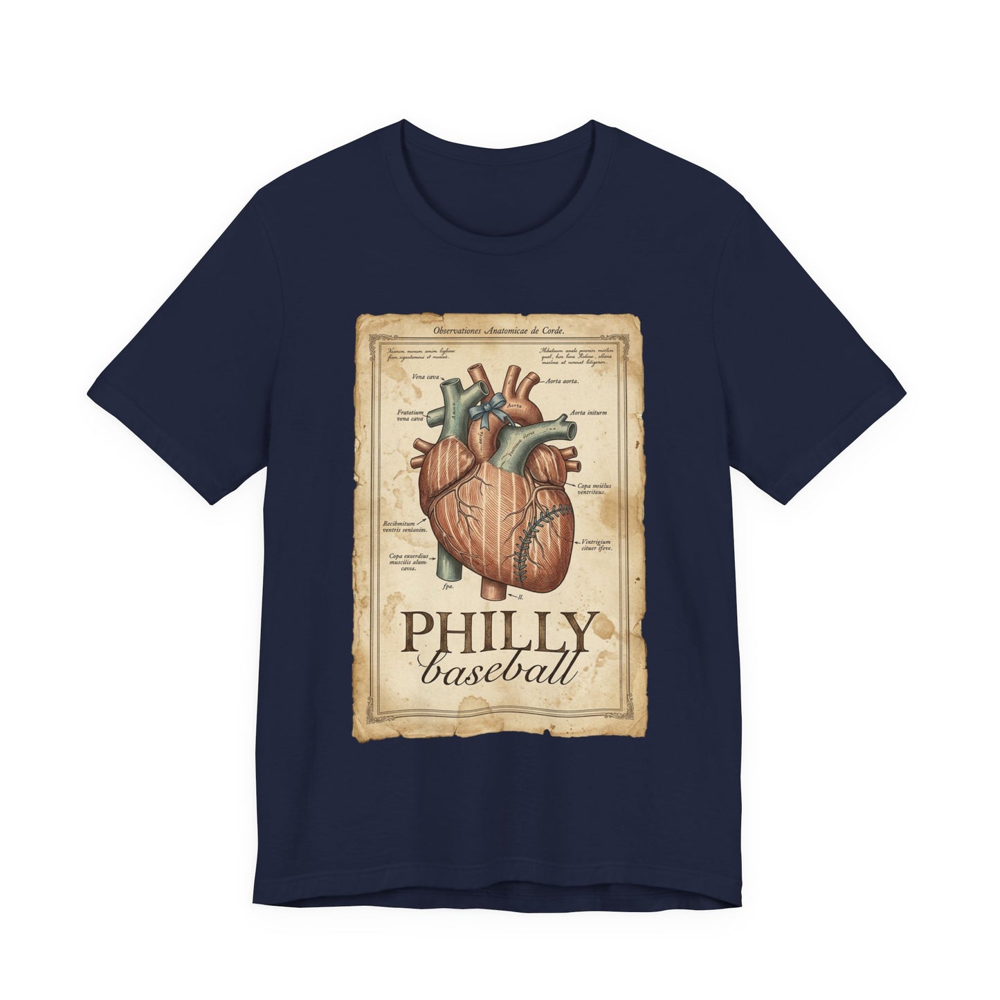 Philly Baseball Heart Tee | Philadelphia Pride, Regional Fan Shirt